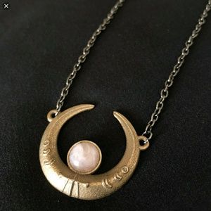 New Rogue and Wolf Eclipse necklace in Old Steel